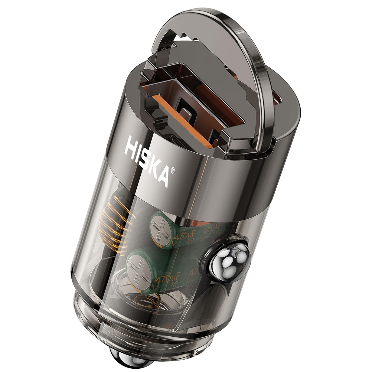 شارژر فندکی 63 وات هیسکا مدل HCC-317 - 2919