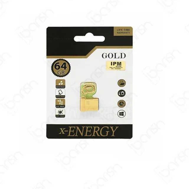 فلش مموری ایکس انرژی مدل GOLD USB2.0 ظرفیت 64 گیگابایت
